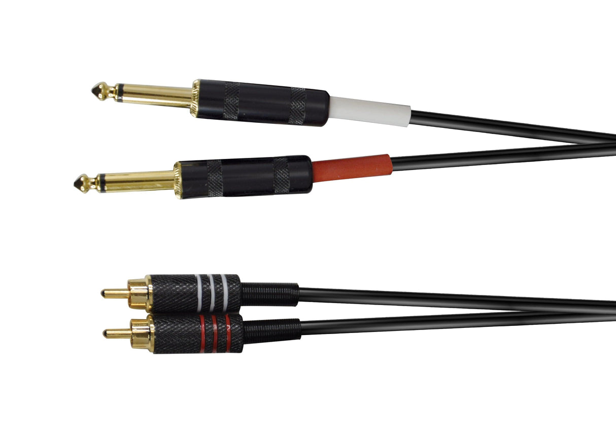 RIDEM RDM C83 Cavo 2 x jack 6,3 mono / 2xRCA M - TechSoundSystem.com