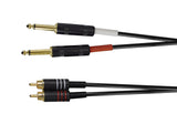 RIDEM RDM C83 Cavo 2 x jack 6,3 mono / 2xRCA M - TechSoundSystem.com