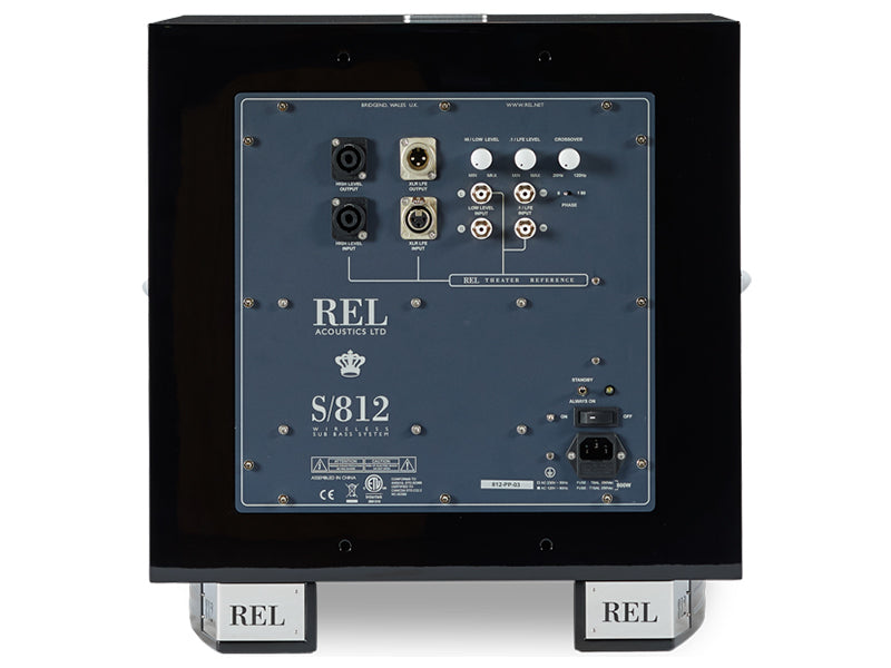 REL Acoustics S/812 subwoofer attivo da 300mm 800W