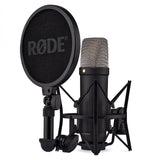 RODE NT1 5TH GENERATION BLACK MICROFONO A CONDENSATORE CARDIOIDE USB/XLR + SOSPENSIONE ELASTICA + FILTRO ANTIPOP - TechSoundSystem.com