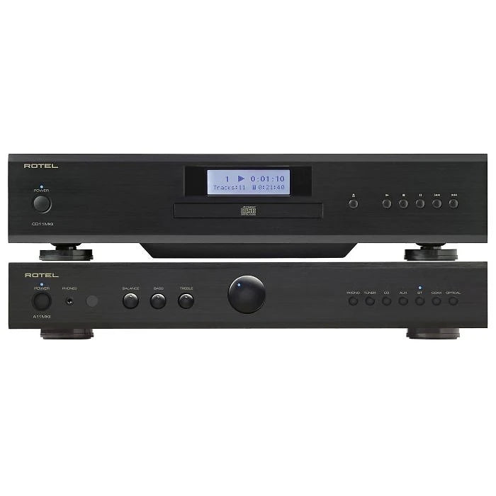 Rotel A-11 MKII  + CD-11 MKII Amplificatore integrato 50+50W + Lettore CD Hi-Fi