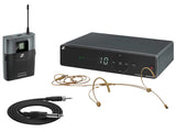 SENNHEISER XSW 1-CI1-B SPECIAL HEADST SISTEMA WIRELESS PER CHITARRA E STRUMENTI ELETTRICI UHF  614 - 638 MHz + ARCHETTO COLOR CARNE