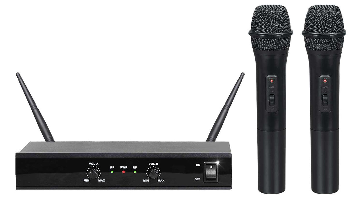 KARMA 1133227 Doppio radiomicrofono palmare UHF