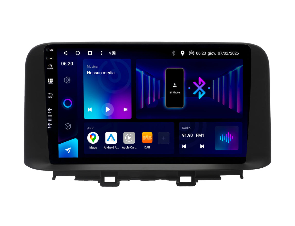 Phonocar  SM376 Autoradio per HYUNDAI KONA (OS, OSE, OSI) Android 9" QLED