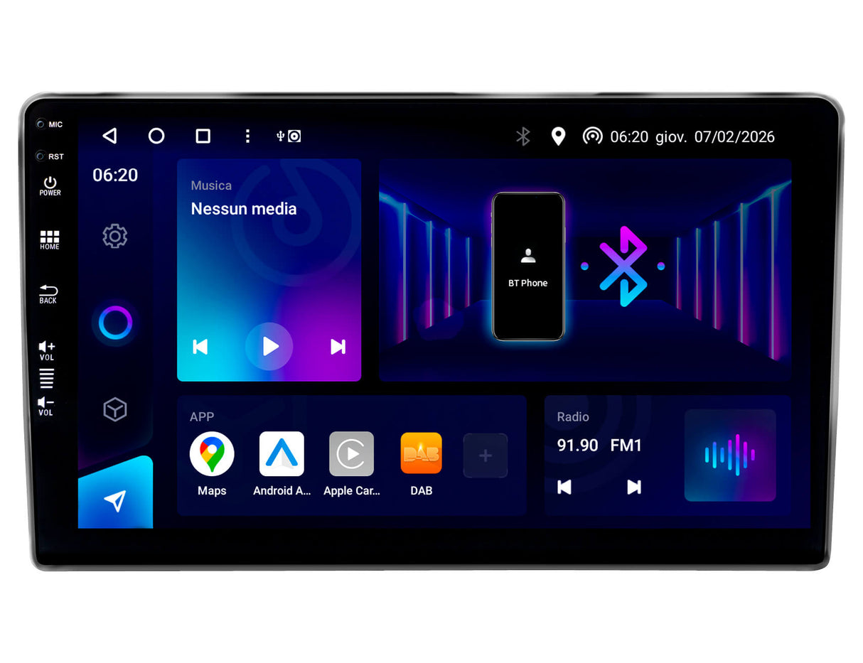 Phonocar SM385 Autoradio Android per FIAT GRANDE PANDA (325) dal 2025 schermo 10.1" QLED