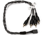 Gladen SU-EXT4RCA-MALE cavo adattatore SoundUp con due uscite 4 RCA