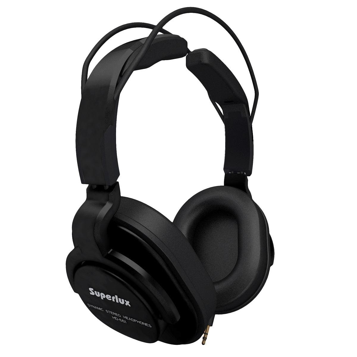 SUPERLUX HD-661 CUFFIA DA STUDIO DINAMICA CIRCUMAURALE CHIUSA - TechSoundSystem.com