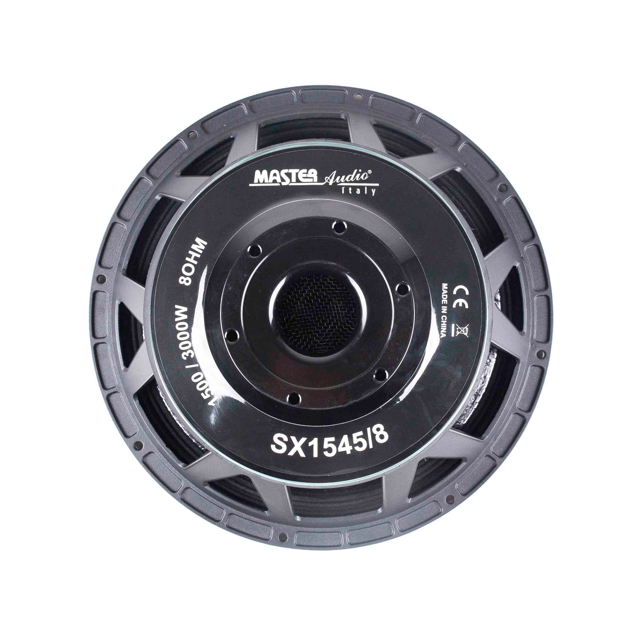 Master Audio SX1545/8 Subwoofer 380 mm (15"), 1500W RMS,  sospensione in tela, cono cellulosa