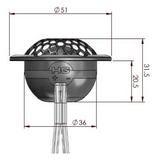 Gladen AEROSPACE 20 coppia di tweeter High End da 20mm 4 Ohm