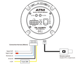 Gladen ATM 4 Ohm modulo attivo per subwoofer in cassa chiusa 1 x 200 Watts RMS