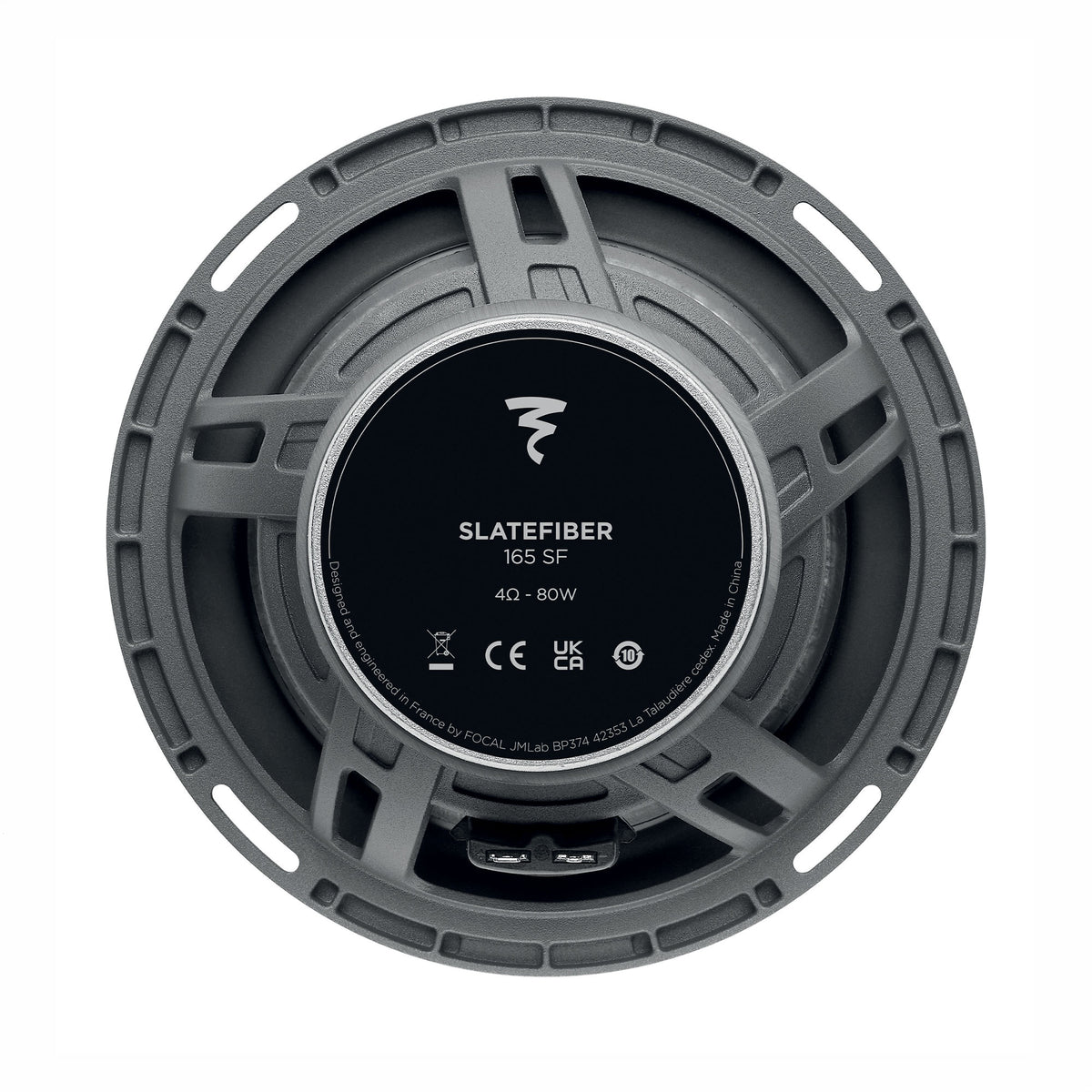 Focal 165 SF kit altoparlanti 2 vie separato da 16,5cm cono Slatefiber e tweeter Al/Mg