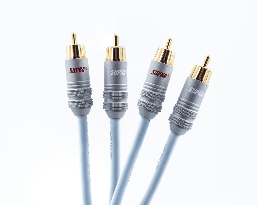 Supra DAC-X AUDIO BLUE coppia di cavi analogici RCA/RCA