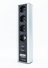 Supra MD04-EU/SP ciabatta filtrata a 4 prese con protezione sovratensioni