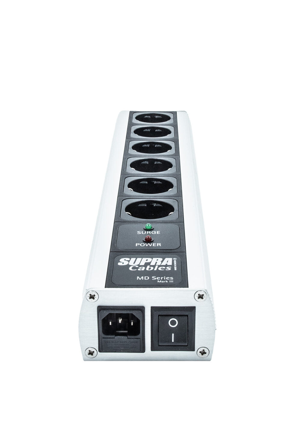 Supra MD06-EU/SP SWITCH ciabatta filtrata a 6 prese con interruttore e protezione sovratensioni