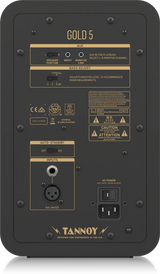 TANNOY GOLD 5 MONITOR DA STUDIO 5" 200 WATT CON TWEETER COASSIALE DA 0.8" EX-DEMO