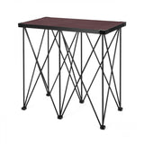 TAVOLO MODULARE RICHIUDIBILE 60 X 120 CM CON RAGNO ALTEZZA 100 CM COLORE NERO - TechSoundSystem.com