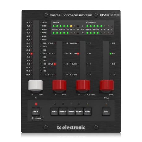 TC ELECTRONIC DVR250-DT DIGITAL VINTAGE REVERB PLUG IN RIVERBERO CON CONTROLLER USB - TechSoundSystem.com