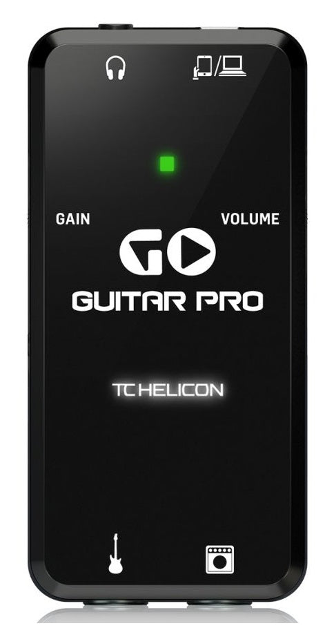 TC HELICON GO GUITAR PRO INTERFACCIA PORTATILE CHITARRA BASSO DISPOSITIVI MOBILI PREAMP MIDAS EX-DEMO