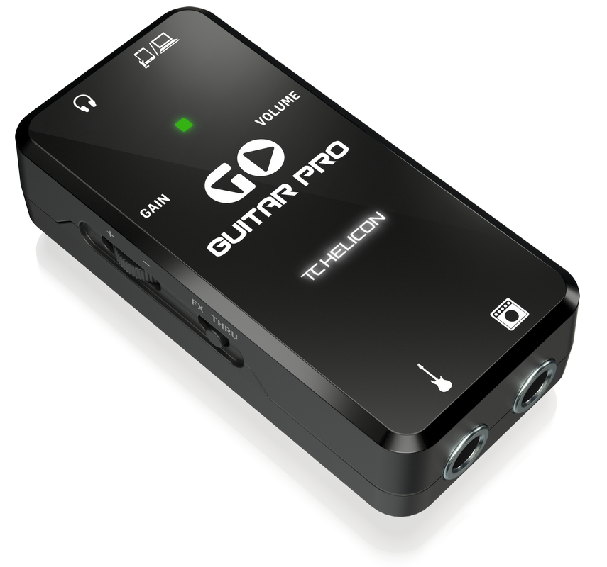 TC HELICON GO GUITAR PRO INTERFACCIA PORTATILE CHITARRA BASSO DISPOSITIVI MOBILI PREAMP MIDAS EX-DEMO