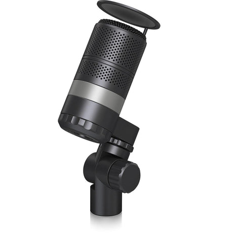 TC HELICON GO XLR MIC MICROFONO BROADCAST NERO CON POP FILTER - TechSoundSystem.com