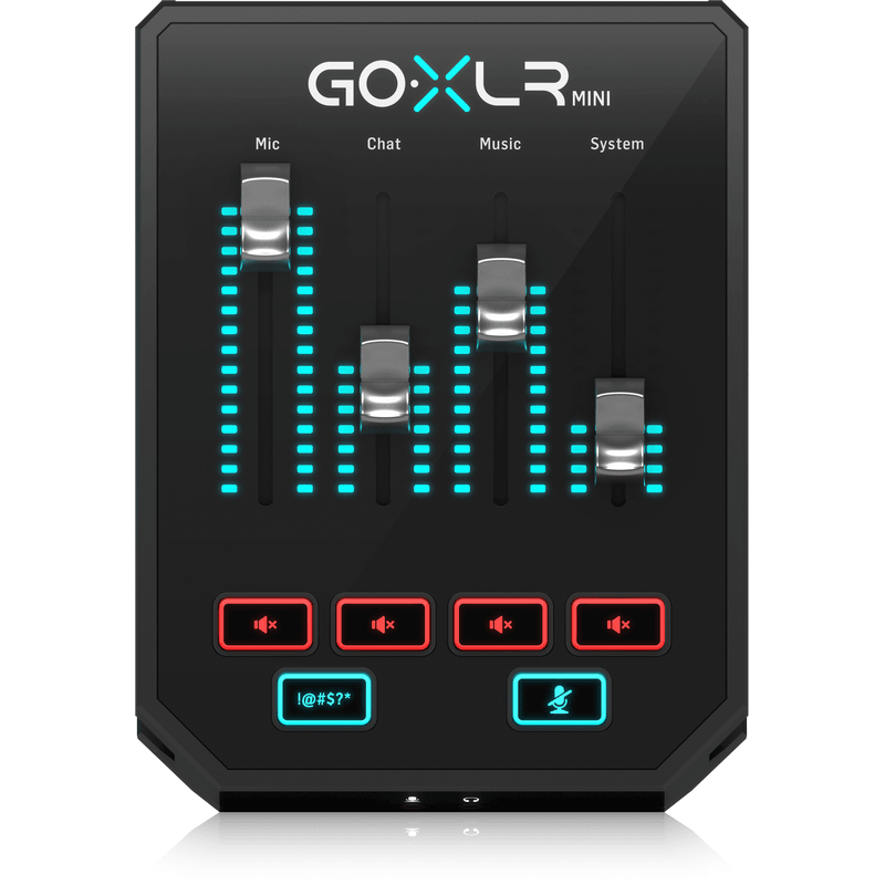 TC HELICON GO-XLR MINI MIXER DI TRASMISSIONE ONLINE CON INTERFACCIA AUDIO USB E PREAMPLIFICATORI MIDAS - TechSoundSystem.com