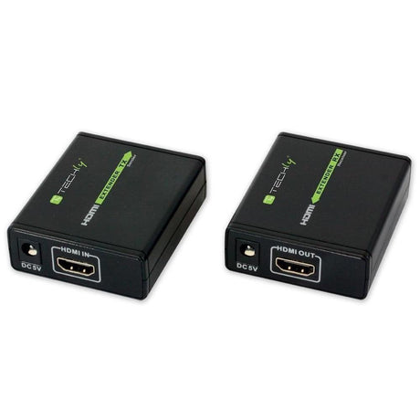 TECHLY EXTENDER HDMI FULL HD 3D FINO A 60 METRI PER CAVI CAT 5E 6 6A 7 - TechSoundSystem.com