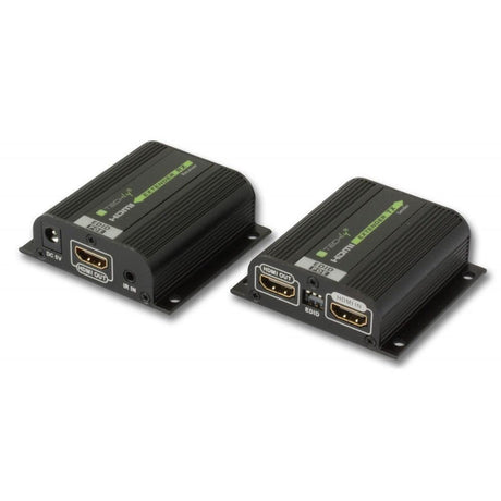 TECHLY EXTENDER HDMI FULL HD 3D POE FINO A 40 METRI EDID IR CAVI CAT 6 6A 7 - TechSoundSystem.com
