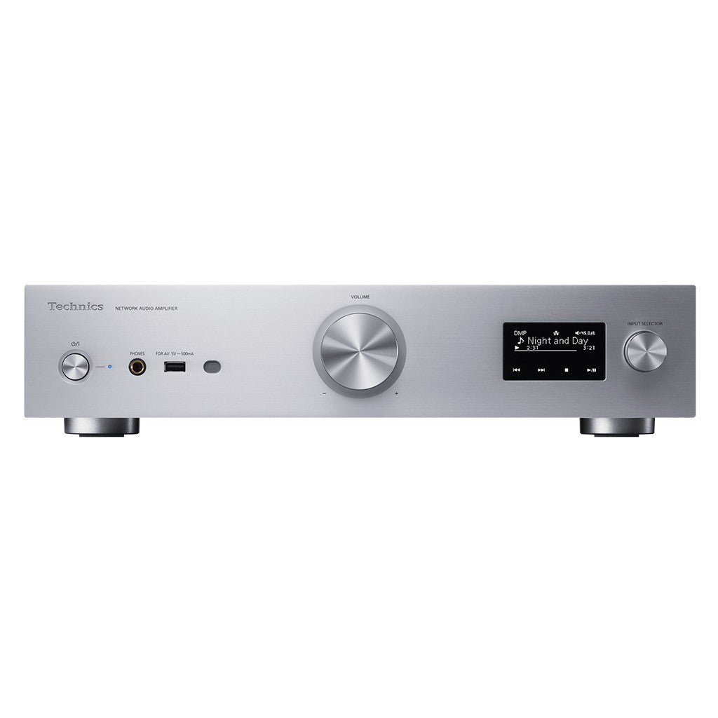 TECHNICS SU-GX70 SILVER amplificatore integrato stereofonico con streamer Ethernet/Wi-Fi, Bluetooth, convertitore DAC