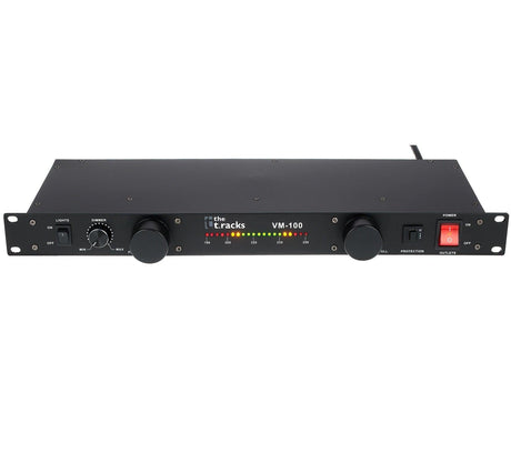 THE T.RACKS VM-100 VOLTAGE METER DISTRIBUTORE DI CORRENTE 8 USCITE VDE CON 2 LAMPADE ESTRAIBILI DIMMERABILI - TechSoundSystem.com