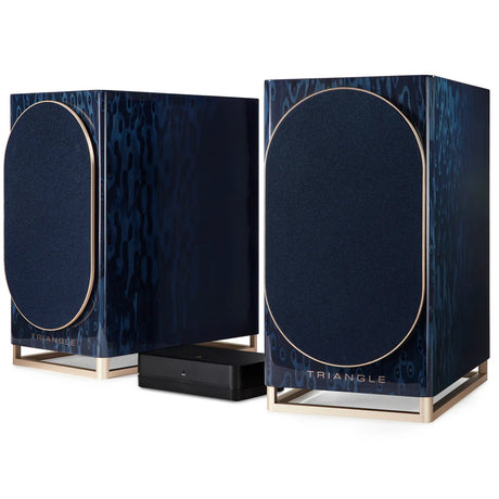 Triangle CAPELLA Coppia diffusori attivi Wi-Fi Made in France Tecnologia WiSA, Hub stereo wireless 2.1 - TechSoundSystem.com