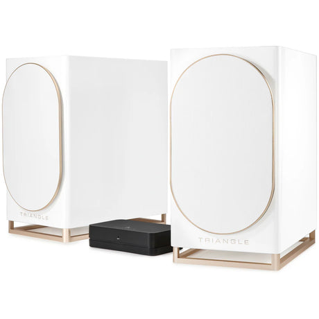 Triangle CAPELLA Coppia diffusori attivi Wi-Fi Made in France Tecnologia WiSA, Hub stereo wireless 2.1 - TechSoundSystem.com