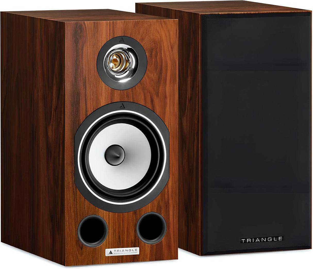 Triangle COMETE EZ Teak (TK) Coppia diffusori da stand 2 vie da 80W, Woofer 165mm, Tweeter titanio