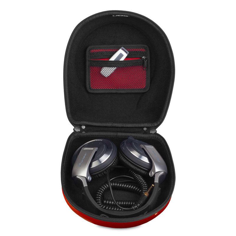 UDG U8202RD CREATOR HEADPHONE CASE LARGE RED PU CUSTODIA RIGIDA CUFFIE ROSSO - TechSoundSystem.com