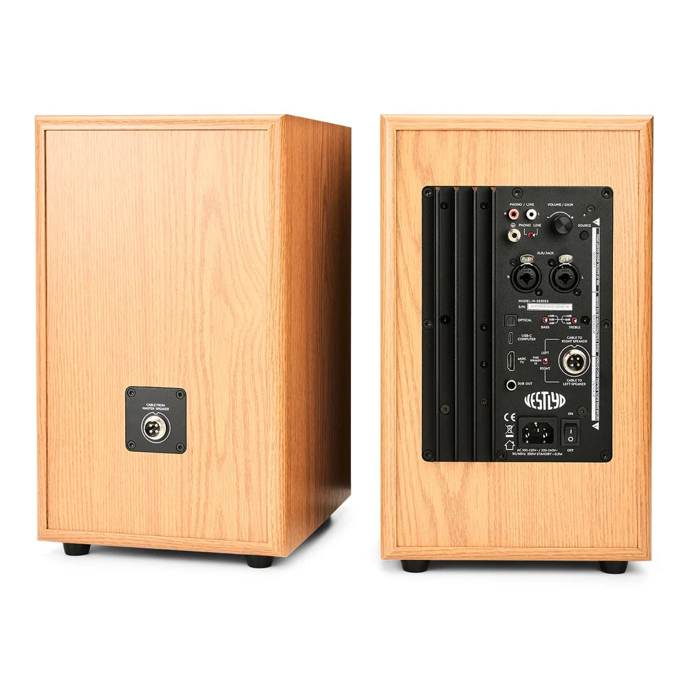 Vestlyd M6C Diffusori attivi da scaffale 2 vie coassiale da 6.5" da 4×75W e HDMI eARC