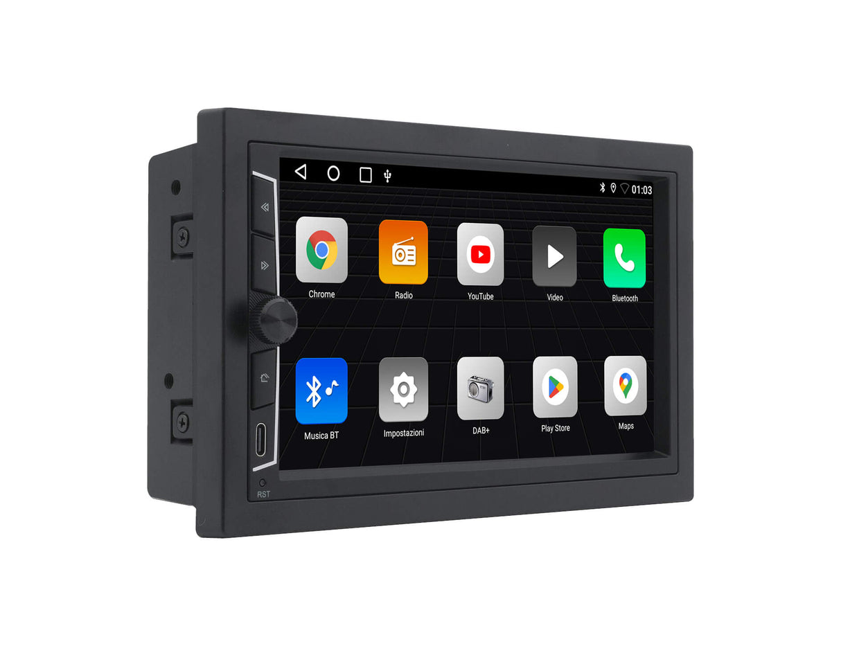 Phonocar VM003S Autoradio 2 DIN Android 12, Radio DAB+ e antenna + MAPPE Sygic Truck&Caravan