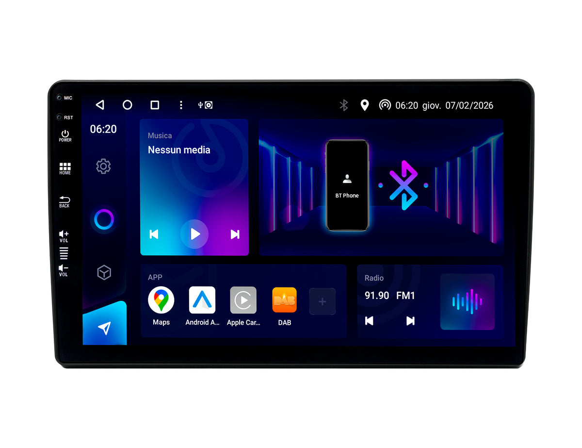 Phonocar SM389 Autoradio Android per FIAT 500 allestimento POP dal 2026 monitor QLED 10.1”