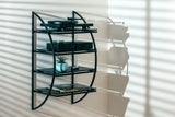 Pro-ject WMI RACK 5/4 Rack HiFi da parete a 4 ripiani. Struttura in acciaio con ripiani in legno regolabili