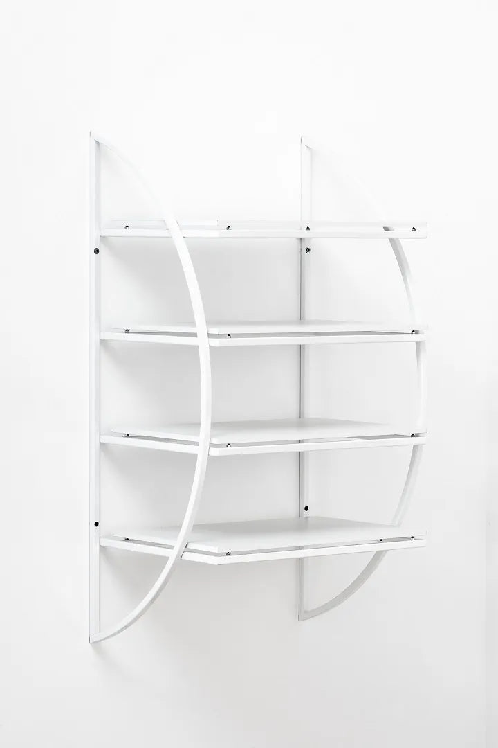 Pro-ject WMI RACK 5/4 Rack HiFi da parete a 4 ripiani. Struttura in acciaio con ripiani in legno regolabili