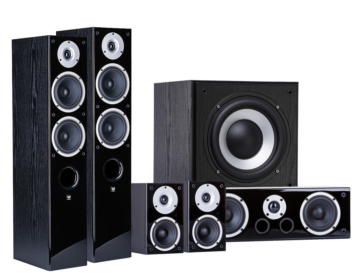 Wilson RAPTOR 5/MINI/VOCAL/SUB-9 kit completo 5.1 Home Cinema