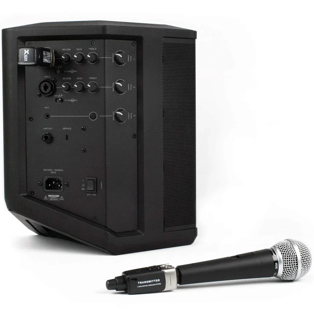 XVIVE U3D DOPPIO SISTEMA WIRELESS PER MICROFONO COMPOSTO DA TRASMETTITORE E RICEVITORE COMPATTI E PORTATILI