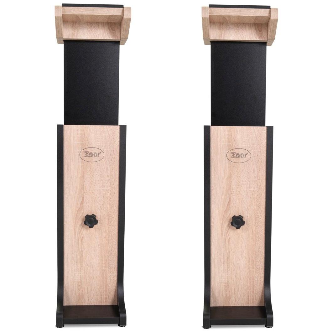 ZAOR MIZA STAND MKIII BLACK OAK COPPIA DI SUPPORTI DA TERRA PER MONITOR DA STUDIO - TechSoundSystem.com