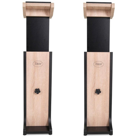 ZAOR MIZA STAND MKIII BLACK OAK COPPIA DI SUPPORTI DA TERRA PER MONITOR DA STUDIO - TechSoundSystem.com