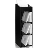 ZOMO VS-BOX100/4 BK BOX PORTA VINILI 4 RIPIANI COLORE NERO - TechSoundSystem.com