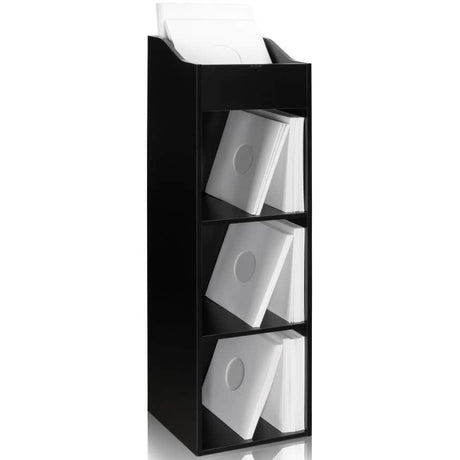 ZOMO VS-BOX100/4 BK BOX PORTA VINILI 4 RIPIANI COLORE NERO - TechSoundSystem.com