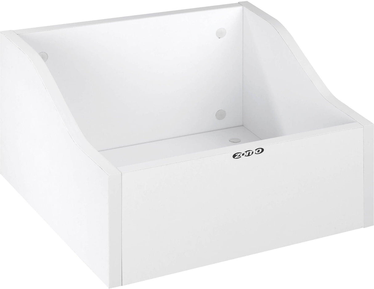 ZOMO VS-BOX100/1 WH BOX PORTA VINILI IN LEGNO COLORE BIANCO - TechSoundSystem.com