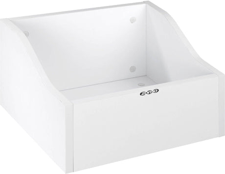 ZOMO VS-BOX100/1 WH BOX PORTA VINILI IN LEGNO COLORE BIANCO - TechSoundSystem.com