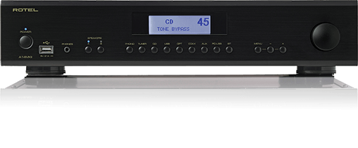 Rotel A-14 MKII NERO amplificatore integrato 2 canali 80W, PC-USB con MQA, Bluetooth AptX - TechSoundSystem.com