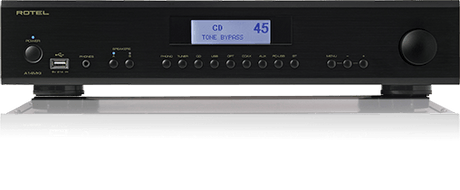 Rotel A-14 MKII NERO amplificatore integrato 2 canali 80W, PC-USB con MQA, Bluetooth AptX - TechSoundSystem.com