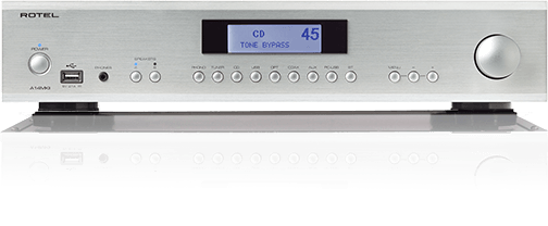 Rotel A-14 MKII SILVER amplificatore integrato 2 canali 80 Watt, AptX(TM) e Bluetooth - TechSoundSystem.com