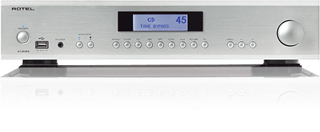 Rotel A-14 MKII SILVER + WIIM PRO PLUS OMAGGIO! Amplificatore Integrato Stereo 2 Canali 80 Watt, PC-USB Con MQA - TechSoundSystem.com